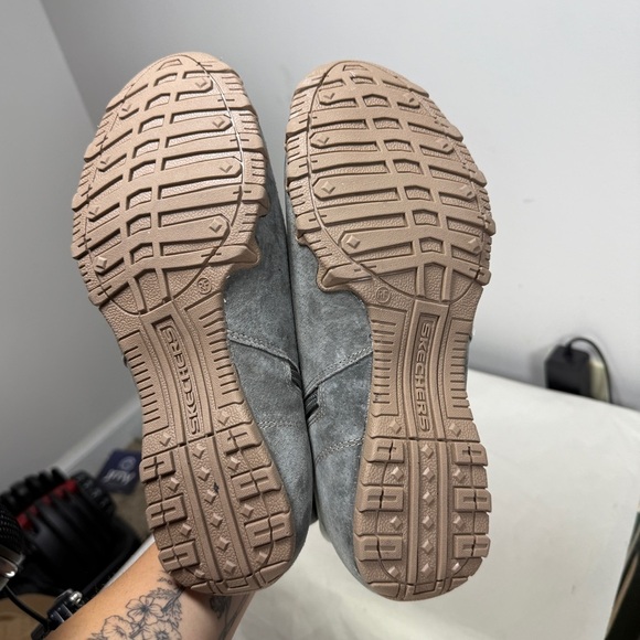 Skechers NWOT Biker Lite Suede Ankle Boots- Sz 9.5 - Picture 6 of 16